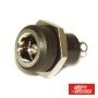 Ficha Alimentação Dc Macho Painel P/ Soldar 5.5Mm
