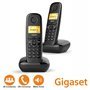 Conjunto 2 Telefones s/ Fios A270 Preto Gigaset