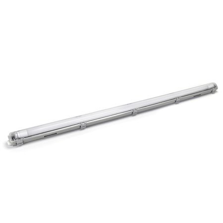 Armadura T8 c/ Lâmpada LED Tubular 18W 120cm 6500K IP65