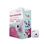 Kit de câmera Fujifilm instax mini 12 roxo + papel 10 fotos + 3 porta-retratos