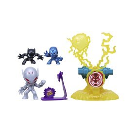 conjunto de jogo de knockdown de vilão do esquadrão de acrobacias da Marvel