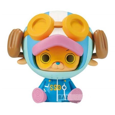 Banpresto cabeça de ovo sofvimates figura de helicóptero de 11 cm