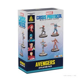 Marvel Crisis Protocol Avengers Affiliation Pack Jogo de tabuleiro Idade recomendada 14 anos