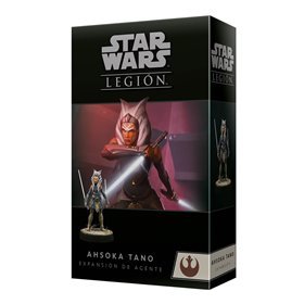 Jogo de tabuleiro de expansão do agente Star Wars Legion Ahsoka Tano Idade recomendada 14 anos