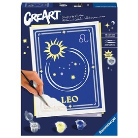 Kit para pintar com números Ravensburger Creat série tendência d zodíaco: Leo