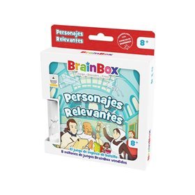 Personagens relevantes do jogo de tabuleiro Brainbox pocket idade recomendada 8 anos