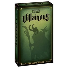 Ravensburger Marvel jogo de tabuleiro de travessuras e malícias vilãs