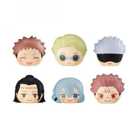 Pack 6 figuras anti-stress megahouse jujutsu kaisen gekijouban pão de espremer