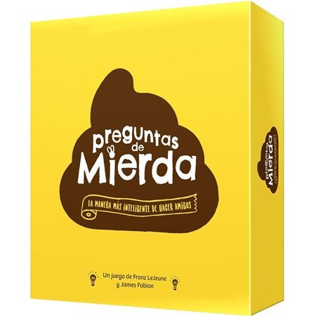 Perguntas de merda do jogo de tabuleiro Asmodee 2ª edição pegi 16