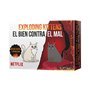 Jogo de tabuleiro de gatinhos explodindo, bem contra o mal, idade recomendada de 7 anos