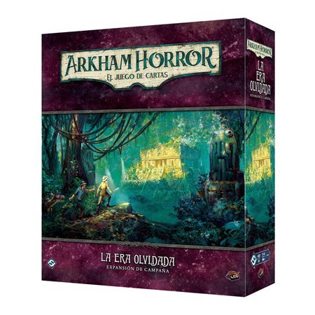 Jogo de tabuleiro Arkham Horror LCG, a campanha de expansão da idade esquecida recomendada aos 14 anos