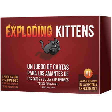 Jogo de tabuleiro Asmodee Exploding Kittens Pegi 7