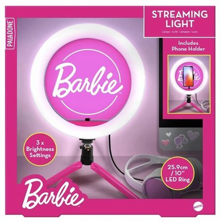 Anel de luz Paladone barbie com tripé