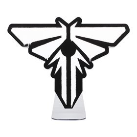lâmpada paladone o último de nós logotipo do vaga-lume