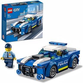 carro de polícia da cidade de lego