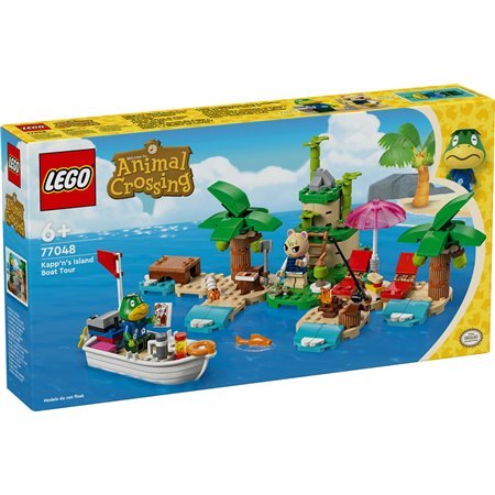 Passeio de barco de travessia de animais Lego com o capitão