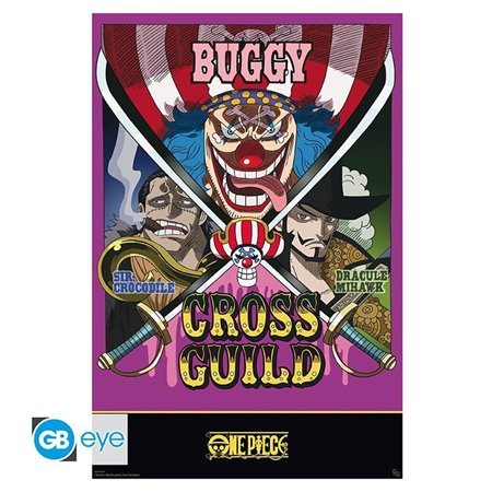 Pôster gb eye maxi one piece procurado cross guild
