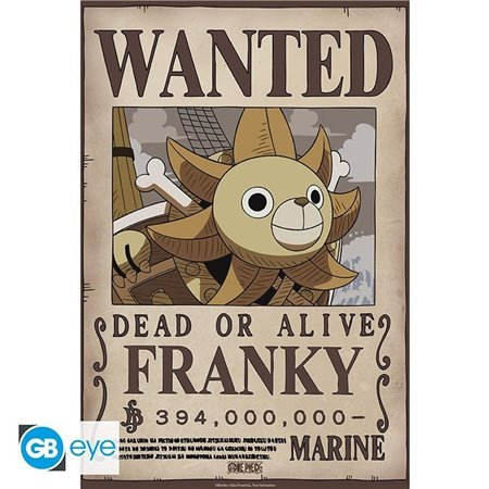 Pôster gb eye chibi one piece queria franky wano