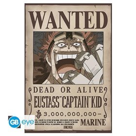 Pôster gb eye chibi one piece garoto procurado wano