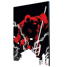 Demolidor: pai 1 painel de madeira 35x50 cm arte da capa mítica da marvel 27