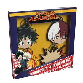 Cyp marcas conjunto de chaveiros my hero academia 4 chaveiros