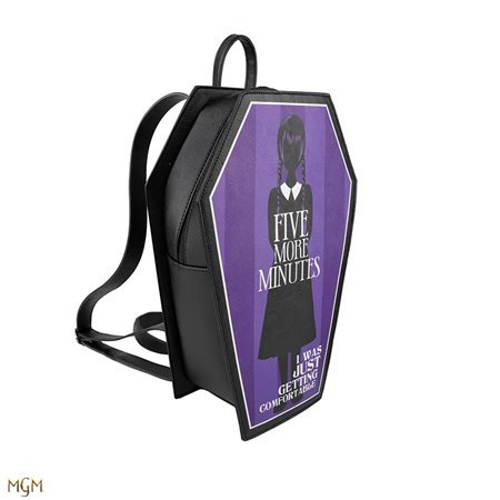 Mochila caixão cinereplicas quarta-feira addams quarta-feira