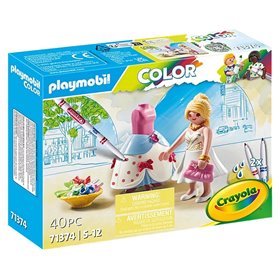 Designer de moda colorido da Playmobil