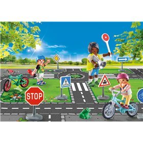 Educação rodoviária Playmobil
