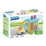 Caminhão júnior Playmobil com garagem