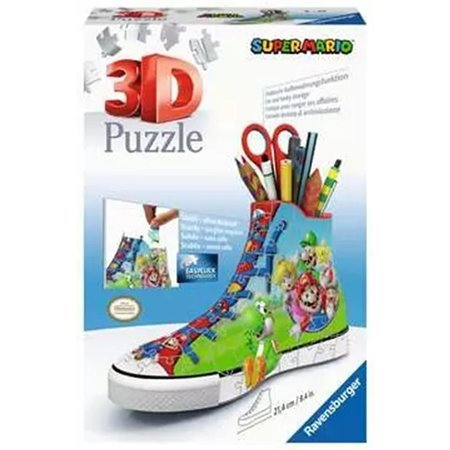 Quebra-cabeça 3D tênis ravensburger - super mario