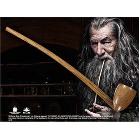 Réplica da coleção nobre l hobbit tubo Gandalf 23 cm