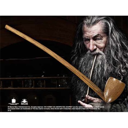 Réplica da coleção nobre l hobbit tubo Gandalf 23 cm
