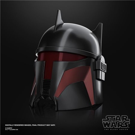 Hasbro star wars a réplica do capacete eletrônico da série negra