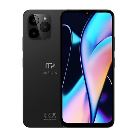 smartphone myphone n23 6 - 128gb 6,51 polegadas preto