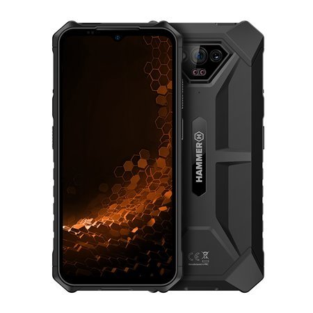 Smartphone robusto martelo ferro v 6gb + 6gb + 64gb preto