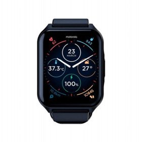 Motorola watch phantom 70 preto smartwatch de 1,6 polegadas - bluetooth