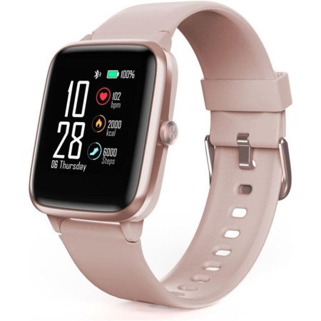 Smartwatch hama fit relógio 5910 rosa