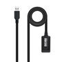 Cabo de Extensão Nanocable com Amplificador USB-A 3.0 Macho para USB-A Fêmea 15m