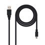 Nanocable USB-A 2.0 Macho para Mini-USB Macho Cabo 1,8m