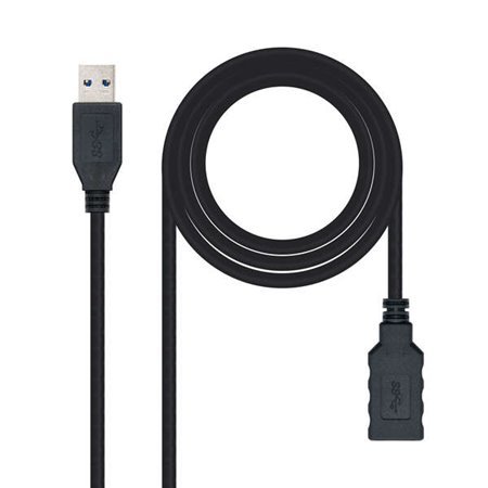 Nanocable USB-A 3.0 Macho para USB-A Fêmea Cabo 1m