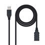Nanocable USB-A 3.0 Macho para USB-A Fêmea Cabo 1m