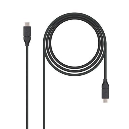 Cabo Nanocable USB-C 3.1 Gen 2 10Gbps Macho para USB-C Macho 1m