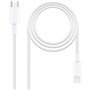 Cabo Nanocable USB-C Macho para Lightning Macho 50cm