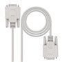 Fêmea serial do cabo DB9 do modem Nanocable a DB9 fêmea 1.80m - cor bege