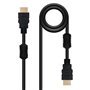 Cabo Nanocable HDMI v1.4 com Ferrite Macho para HDMI v1.4 com Ferrite Macho 1,80m - Alta Velocidade - Cor Preta