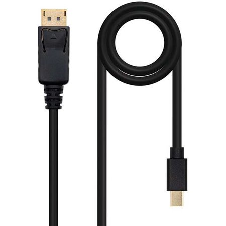 Nanocable Mini DP Macho para Cabo DisplayPort Macho 2m - Cor Preta