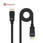 Cabo Nanocable Displayport 1.4 Certificado. Vesa DP/M-DP/M 0,5m - Cor Preto