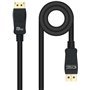 Nanocable DisplayPort 1.4 Macho para DisplayPort 1.4 Macho Cabo 1m - Certificado VESA - Cor Preta