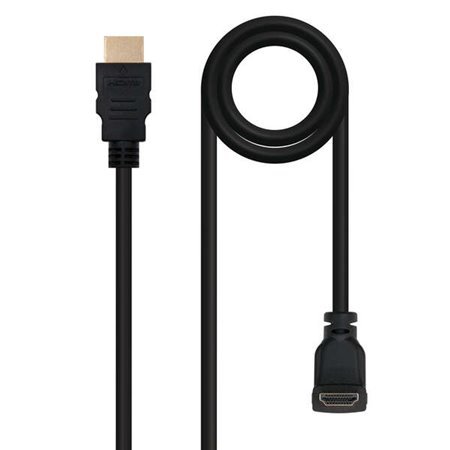 Nanocable HDMI v1.4 Macho Angulado para HDMI v1.4 Macho Cabo 1,80m - Alta Velocidade - Cor Preta