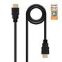 Nanocable HDMI v2.0 Premium Macho para HDMI v2.0 Premium Macho Cabo 1m - 4K@60Hz 18Gbps - Alta Velocidade - Cor Preta